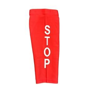 Sleefs 'Stop' Calf Sleeve in Red, Size XL​​​​